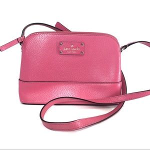 Kate Spade Handbag Purse Hot Pink Dome Crossbody